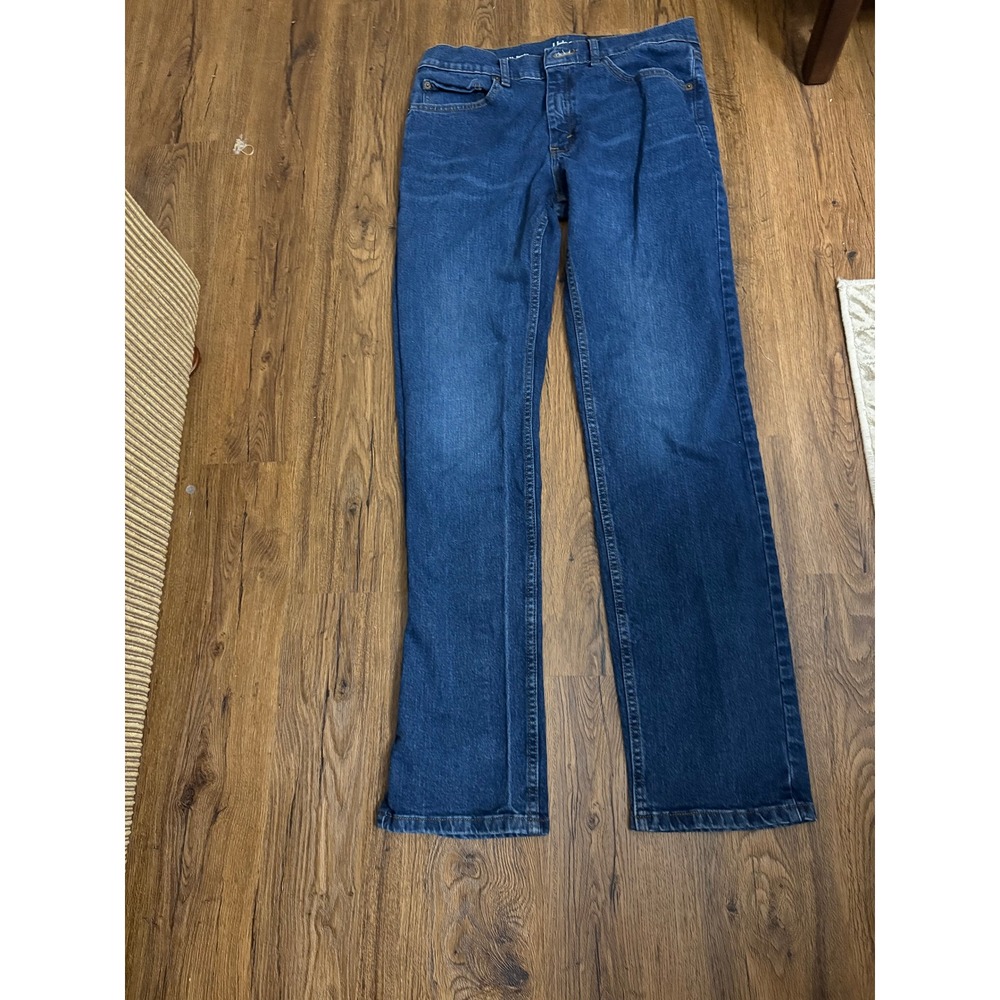 Urban Pipeline Mens SuperFlex Regular Fit Straight Leg Jeans Blue 32x34 RN73277